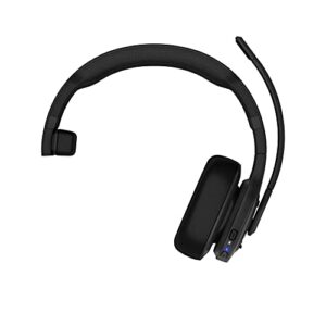 garmin dēzl™ headset 100, single-ear premium trucking headset, active noise cancellation, superior battery life and memory foam ear pads