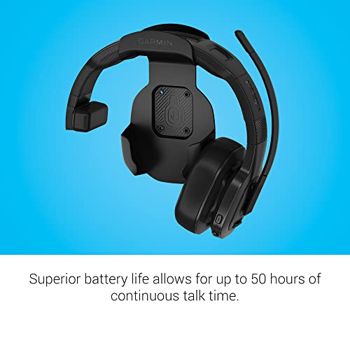 Garmin dēzl™ Headset 100, Single-Ear Premium Trucking Headset, Active Noise Cancellation, Superior Battery Life and Memory Foam Ear Pads