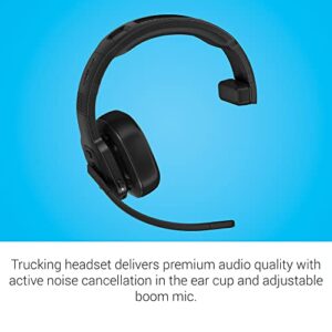 Garmin dēzl™ Headset 100, Single-Ear Premium Trucking Headset, Active Noise Cancellation, Superior Battery Life and Memory Foam Ear Pads