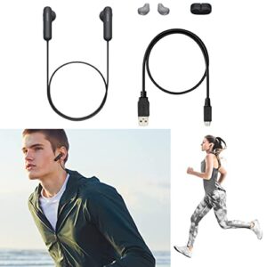 Sony Extra Bass Bluetooth Headphones, Best Wireless Sports Earbuds with Mic/Microphone, IPX4 Splashproof Stereo Comfort Gym Running Workout up to 8.5 Hour Battery, Black (International Version)