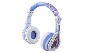ekids disney frozen 2 bluetooth headphones with microphone, volume reduced to protect hearing, adjustable wireless headphones for school home travel, for fans of anna and elsa