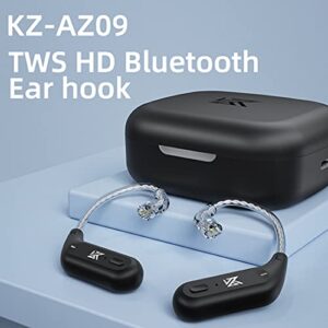 CCA KZ AZ09 Bluetooth 5.2 Module IEM Bluetooth Adapter Wireless Waterproof Ear Hook Extra Long Battery Life Bluetooth Cable for ​KZ ZS10 PRO/ZSN Pro X/ZSN PRO/ZSX/AS12/AS16/ZAX CRA/C12(C pin)