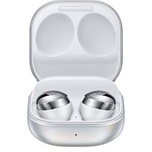 SAMSUNG Galaxy Buds Pro, Bluetooth Earbuds, True Wireless, Noise Cancelling, Charging Case, Quality Sound, Water Resistant, Phantom Silver (US Version)