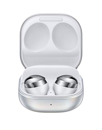 SAMSUNG Galaxy Buds Pro, Bluetooth Earbuds, True Wireless, Noise Cancelling, Charging Case, Quality Sound, Water Resistant, Phantom Silver (US Version)