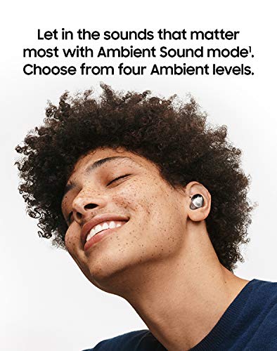 SAMSUNG Galaxy Buds Pro, Bluetooth Earbuds, True Wireless, Noise Cancelling, Charging Case, Quality Sound, Water Resistant, Phantom Silver (US Version)