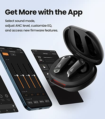 Edifier NeoBuds Pro Hi-Res Bluetooth Earbuds - Hybrid Active Noise Cancelling Earbuds with LDAC & LHDC - Wireless Earbuds - 6 Mics for Call - 24H Playtime App