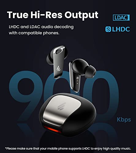 Edifier NeoBuds Pro Hi-Res Bluetooth Earbuds - Hybrid Active Noise Cancelling Earbuds with LDAC & LHDC - Wireless Earbuds - 6 Mics for Call - 24H Playtime App