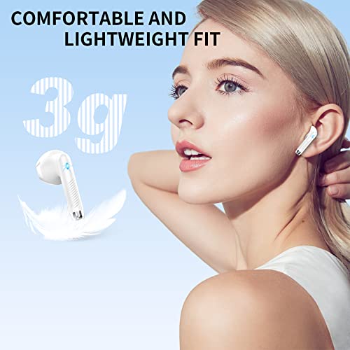 Wireless Earbuds, Bluetooth 5.3 Headphones HiFi Stereo Bluetooth Earbuds with HD Mic, Headphones Wireless Bluetooth Dual LED Display, IP7 Waterproof, USB-C Charging Case, 40H Playtime Earbuds [2022]