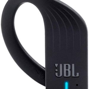 JBL Endurance Peak in-Ear Waterproof Sport Headphones Bundle with Plush Carry Case (Black)