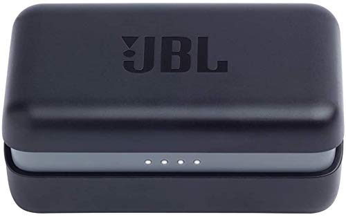 JBL Endurance Peak in-Ear Waterproof Sport Headphones Bundle with Plush Carry Case (Black)