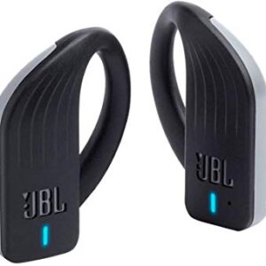 JBL Endurance Peak in-Ear Waterproof Sport Headphones Bundle with Plush Carry Case (Black)