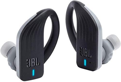 JBL Endurance Peak in-Ear Waterproof Sport Headphones Bundle with Plush Carry Case (Black)