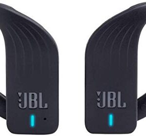 JBL Endurance Peak in-Ear Waterproof Sport Headphones Bundle with Plush Carry Case (Black)