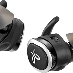 Jaybird RUN True Wireless Headphones for Running, Secure Fit, Sweat-Proof and Water Resistant, Custom Sound, 12 Hours In Your Pocket, Music + Calls (Jet) (Renewed)