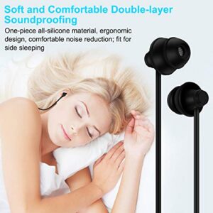 GOOJODOQ Bluetooth Sleep Headphones Bluetooth 5.0 Soft in-Ear Sleeping Earbuds,15 Hours Music time,Wireless Sleep Headsets with Built-in Mic for Insomnia, Side Sleeper, Gym, Relaxation and Sports