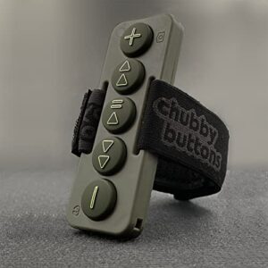 chubby buttons 2 – wearable & stickable bluetooth 5.1 remote for iphone & android