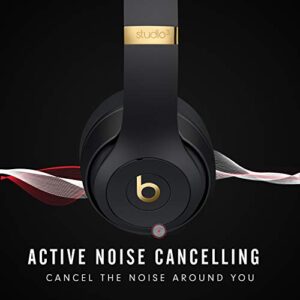 Beats Studio3 Wireless Noise Cancelling Over-Ear Headphones - Midnight Black with AppleCare+ (2 Years)