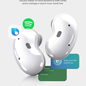 Samsung Galaxy Buds Live True Wireless Earbud Headphones - Mystic White (Renewed)