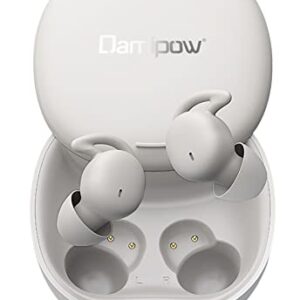 Damipow True Wireless Sleep Earbuds, Noise Blocking Technology Bluetooth Headphones in-Ear, Smallest and Lightest, Ultra Comfortable Designed Specifically to Help You Asleep Faster and Sleep Better