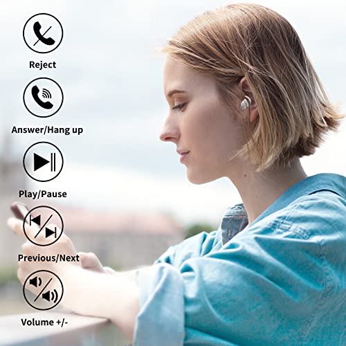 Damipow True Wireless Sleep Earbuds, Noise Blocking Technology Bluetooth Headphones in-Ear, Smallest and Lightest, Ultra Comfortable Designed Specifically to Help You Asleep Faster and Sleep Better