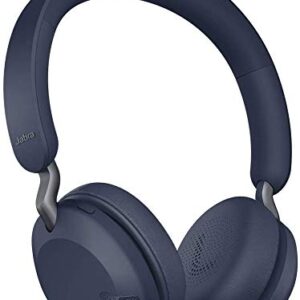 Jabra Elite 45h Best-in-Class Wireless Headphones, Navy - Biggest Speakers, Longest Battery, Fastest Charge