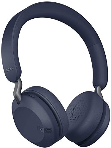 Jabra Elite 45h Best-in-Class Wireless Headphones, Navy - Biggest Speakers, Longest Battery, Fastest Charge