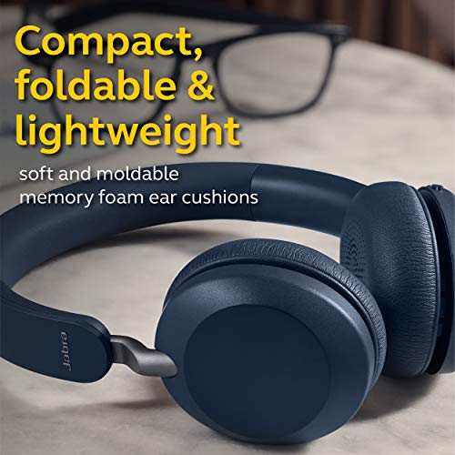 Jabra Elite 45h Best-in-Class Wireless Headphones, Navy - Biggest Speakers, Longest Battery, Fastest Charge