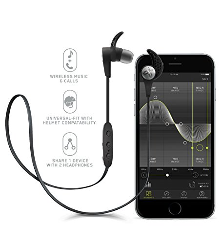 JayBird X3 Sport Bluetooth Headset for iPhone and Android – Blackout