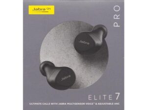 jabra elite 7 pro true wireless earbuds, black