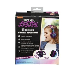 eKids That Girl Lay Lay Bluetooth Headphones, Wireless Headphones with Microphone, Kids Headphones for School, Home, or Travel