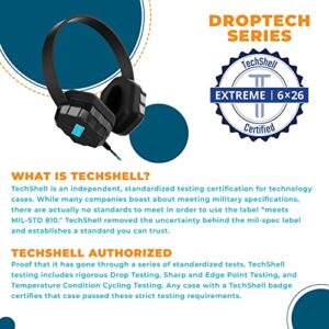 Gumdrop DropTech B1 Over-Ear Headphone. Designed for K-12 Students, Teachers and Classrooms – Drop Tested, Rugged and Reliable for an Enhanced Educational Learning Experience. Color – Black