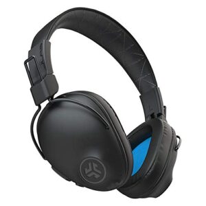 jlab studio pro bluetooth wireless over-ear headphones | 50+ hour bluetooth 5 playtime | eq3 sound | ultra-plush faux leather & cloud foam cushions | track and volume controls | black