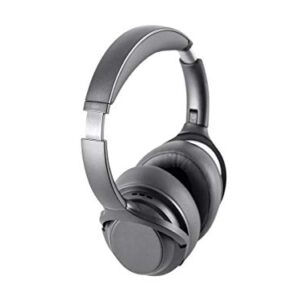 Monoprice BT-600ANC Bluetooth Over Ear Headphones with Active Noise Cancelling (ANC), Qualcomm aptX HD Audio, AAC, Touch Controls, 40hr Playtime