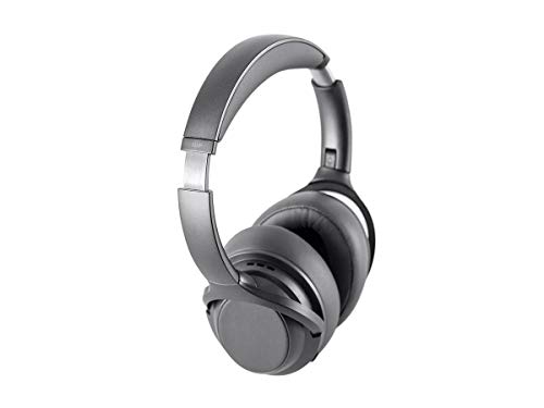 Monoprice BT-600ANC Bluetooth Over Ear Headphones with Active Noise Cancelling (ANC), Qualcomm aptX HD Audio, AAC, Touch Controls, 40hr Playtime