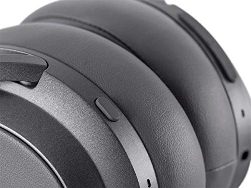 Monoprice BT-600ANC Bluetooth Over Ear Headphones with Active Noise Cancelling (ANC), Qualcomm aptX HD Audio, AAC, Touch Controls, 40hr Playtime