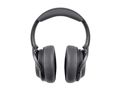 Monoprice BT-600ANC Bluetooth Over Ear Headphones with Active Noise Cancelling (ANC), Qualcomm aptX HD Audio, AAC, Touch Controls, 40hr Playtime