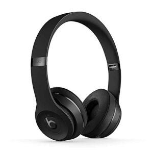 Beats Solo³ Wireless On-Ear Headphones - Apple W1 Chip - Black with AppleCare+ Bundle