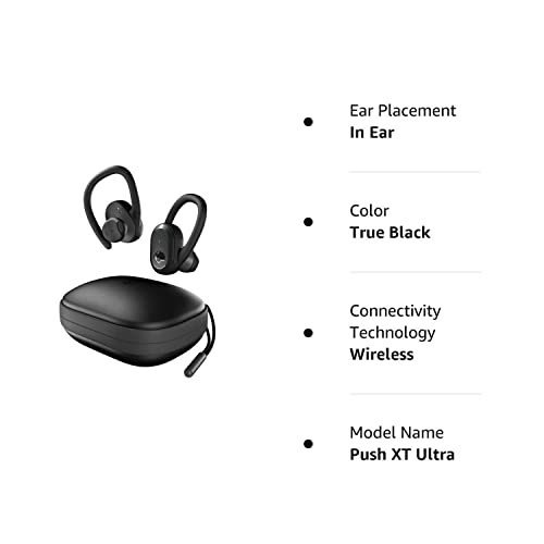 Skullcandy Push XT Ultra True Wireless in-Ear Earbud - True Black (Renewed)