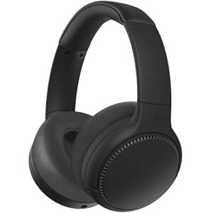 panasonic rb-m500b deep bass wireless bluetooth immersive headphones with xbs deep and bass reactor (black)