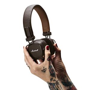 Marshall Major III Bluetooth Wireless On-Ear Headphone, Brown