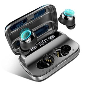 motast wireless earbud, bluetooth 5.1 earbud 140h playtime bluetooth headphones hifi stereo noise cancelling wireless earphones in ear with mic, usb-c charging case, ip7 waterproof headset for sport