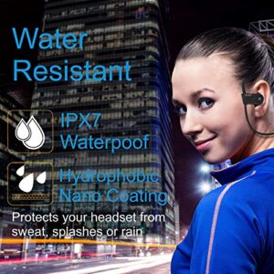 AVAZI Bluetooth 5.1 Wireless Earbuds, Sport IPX7 Waterproof Earphones, Richer Bass HiFi Stereo in-Ear Earphones, Gaming Mode, 12 hrs, Running Bluetooth Headphones W/CVC6.0 Noise Cancelling Mic
