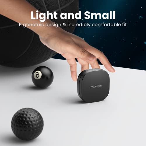 Wireless Earbuds Truefree A1 Bluetooth 5.0 Headphones Wireless Earphones with 4 Mics, Immersive Stereo Sound by 14.2mm Driver, ENC for Clear Calls, USB-C Charge, 18 Hours of Playtime, Single/Twin Mode