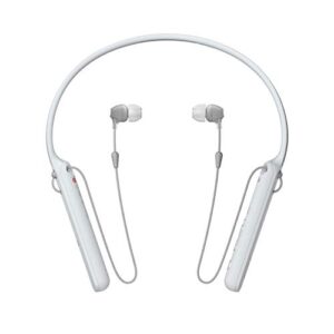 sony – c400 wireless behind-neck in ear headphone white (wic400/w)