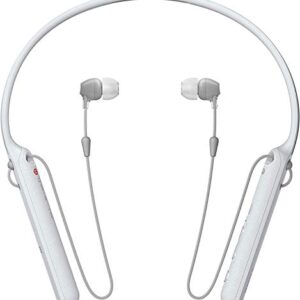 Sony - C400 Wireless Behind-Neck in Ear Headphone White (WIC400/W)