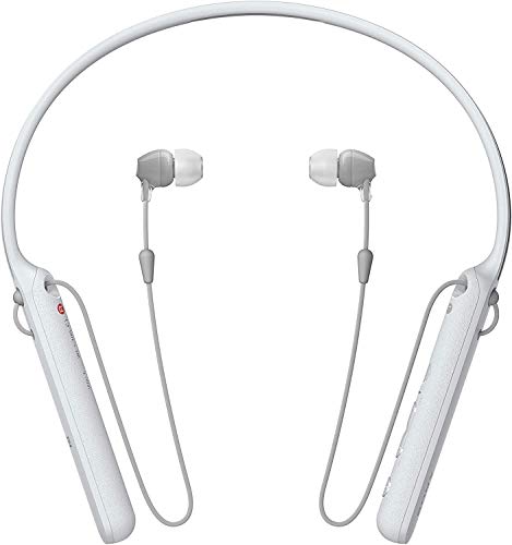 Sony - C400 Wireless Behind-Neck in Ear Headphone White (WIC400/W)