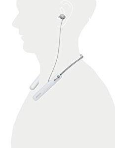 Sony - C400 Wireless Behind-Neck in Ear Headphone White (WIC400/W)