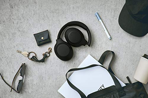 Sony WHXB900N Noise Cancelling Headphones, Wireless Bluetooth Over the Ear Headset with Mic for Phone-Call and Alexa Voice Control- Black (WH-XB900N/B)