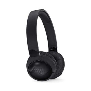 jbl t600btnc noise cancelling on ear wireless bluetooth headphone, black one size (renewed)