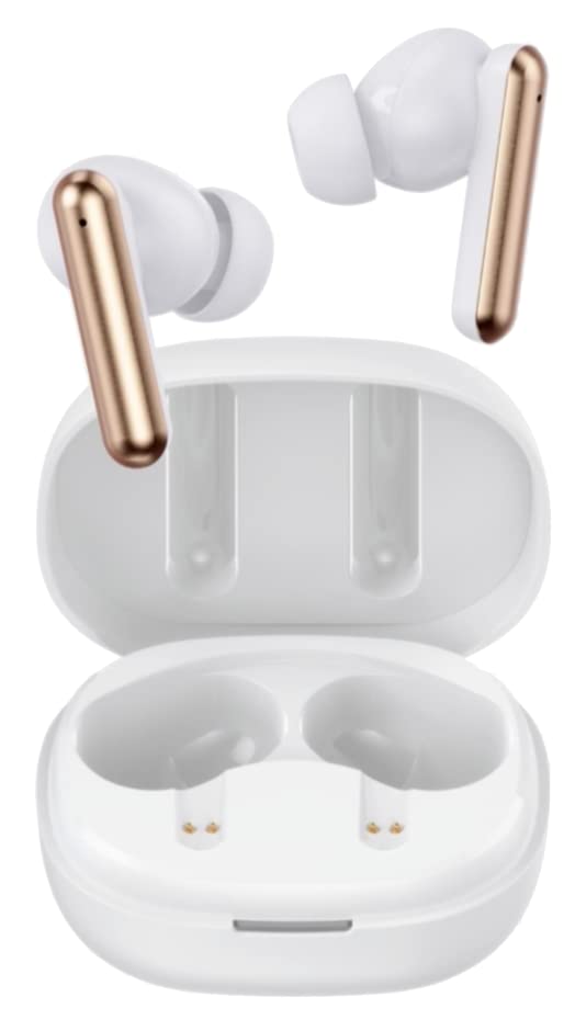 SonicPower Noise Cancelling Earbuds, Premium Quality Sound & Materials, Stylish Metallic Finish, Portable Charging Case, Long Battery Life, 2 Color Options